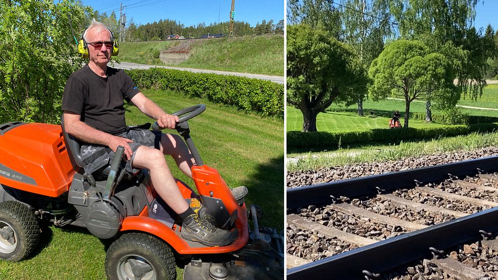 Kenth bor bredvid järnvägen i Ånge där bränderna uppstår