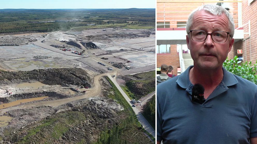 Stålverksområde och nationalekonomen Olle Hage.