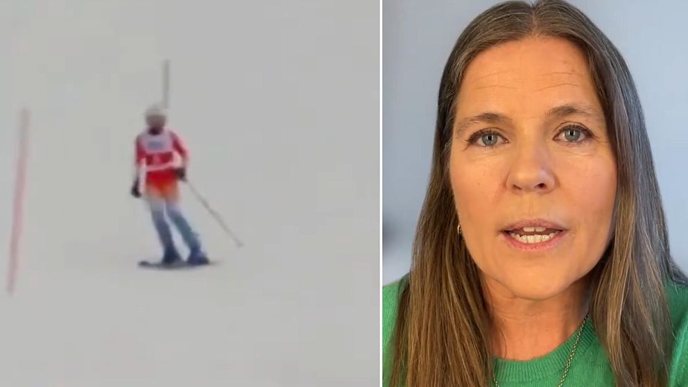 Pernilla Wiberg om Michelle Gisins märkliga åk
