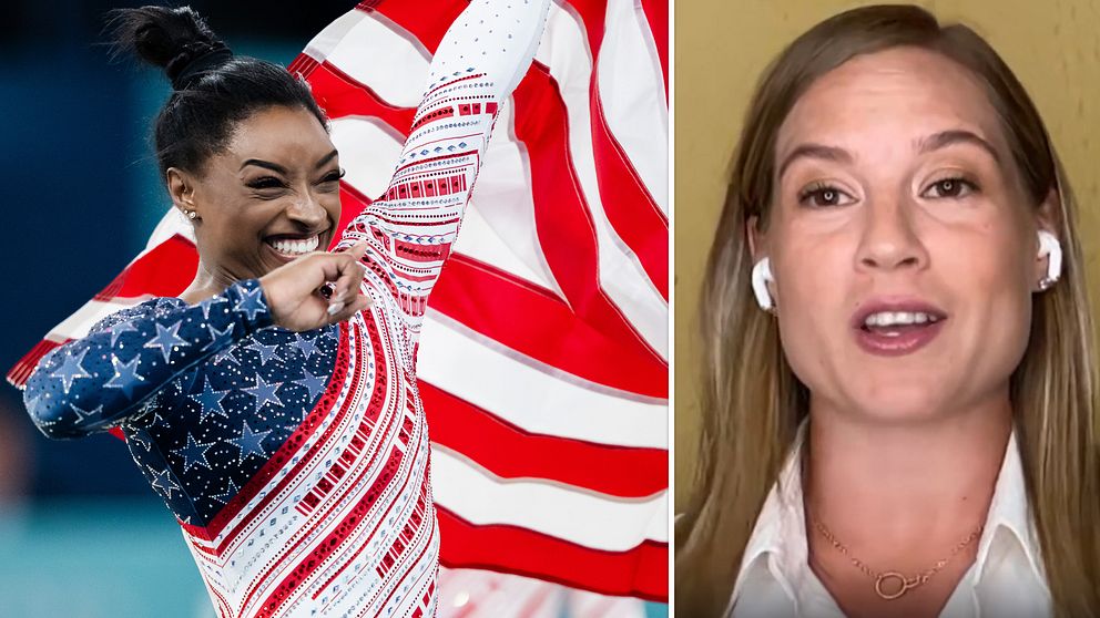 Veronika Wagner och Simone Biles