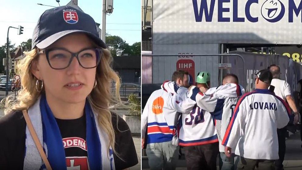 Alexandra, slovakiskt hockeyfan