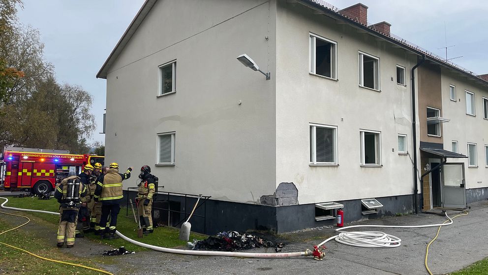 Brand, Herre, högakusten, flerfamiljshus
