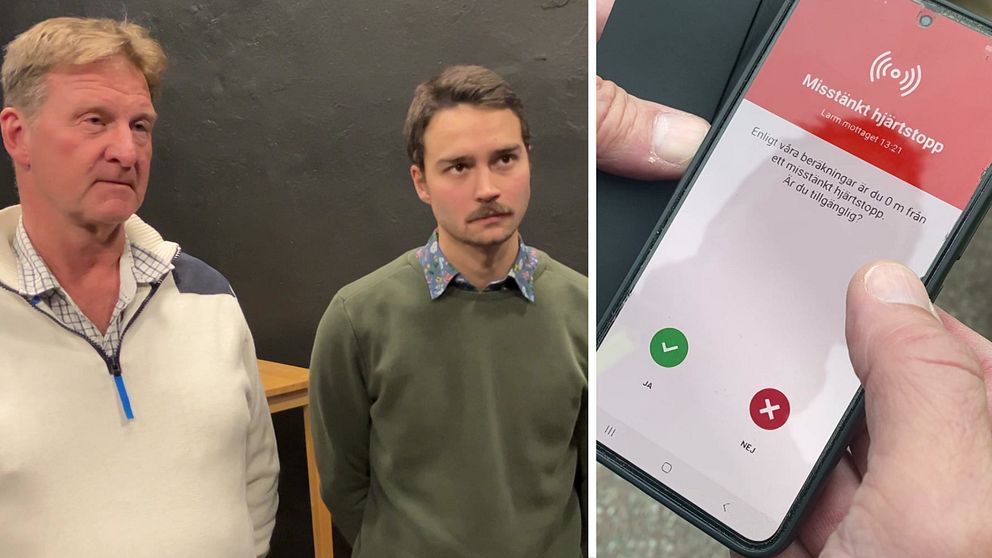 Sms-livräddarna Andreas och Tomas.