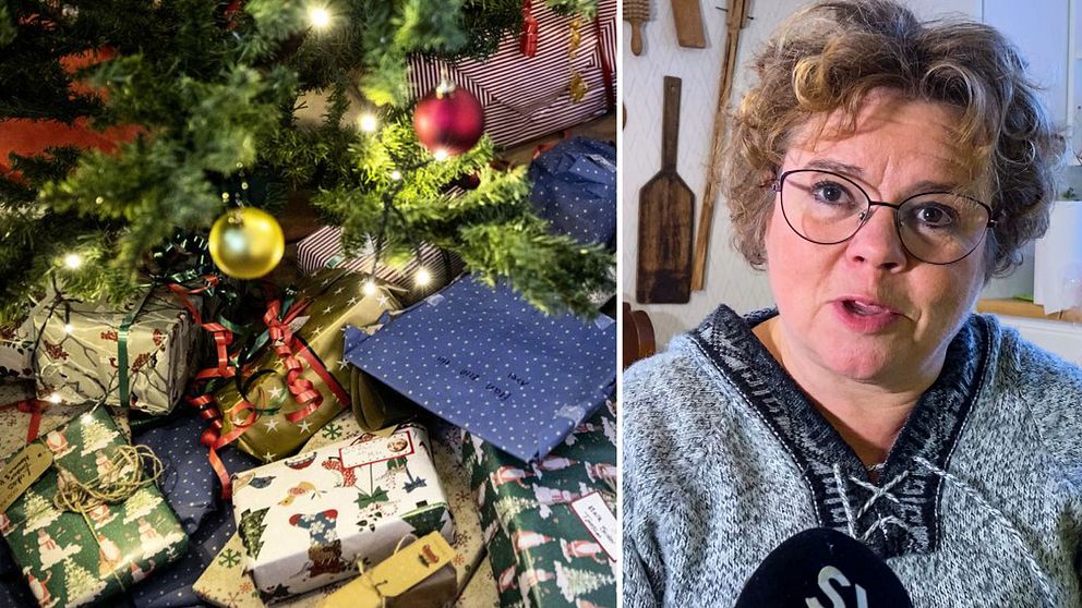 Maria Wollrath-Söderberg och julklappar.