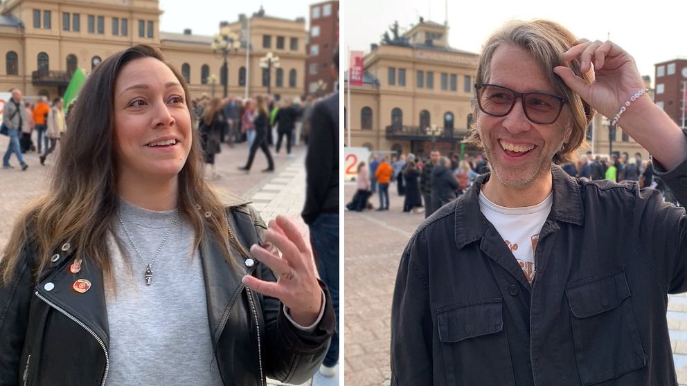 Theresa Bystedt verksamhetsansvarig, Pipeline Sundsvall. Mikael Andersson-Knut, verksamhetsutvecklare Sensus Sundsvall.
