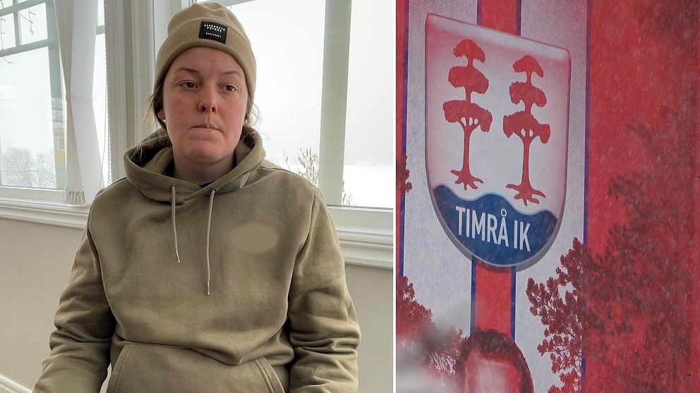 Georgina Farman, sparkad tränare i Timrå IK Klubbens logotype