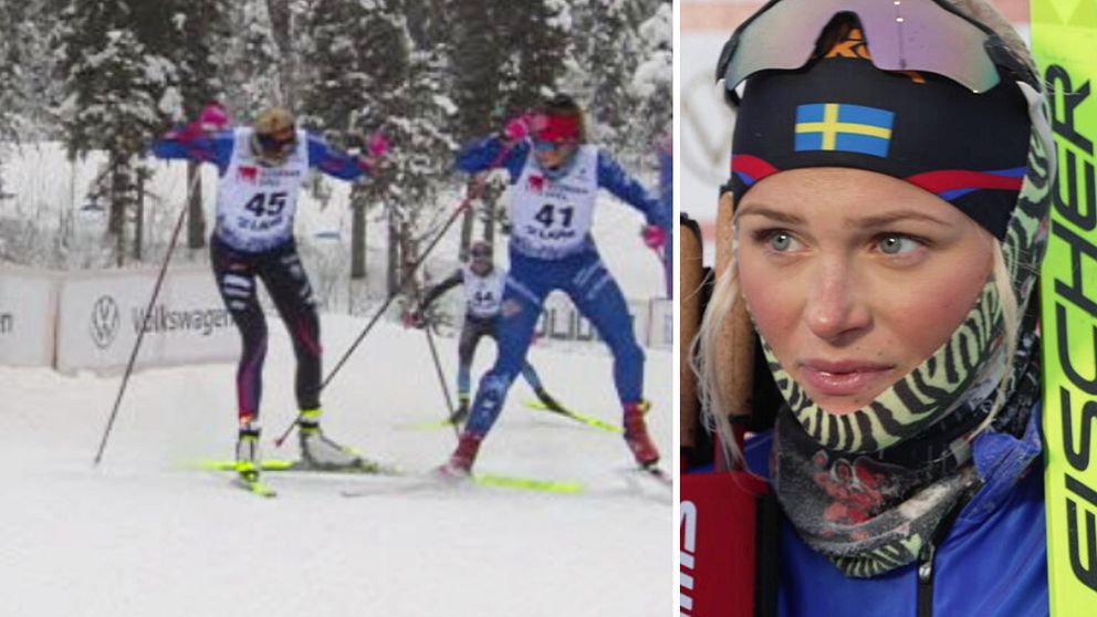 Frida Karlsson ilsknade till under loppet i Gällivare