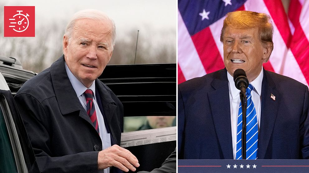 Joe Biden och Donald Trump