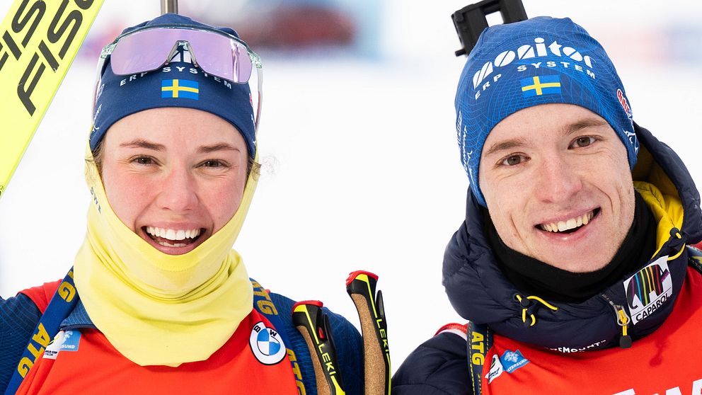 Hanna Öberg och Sebastian Samuelsson