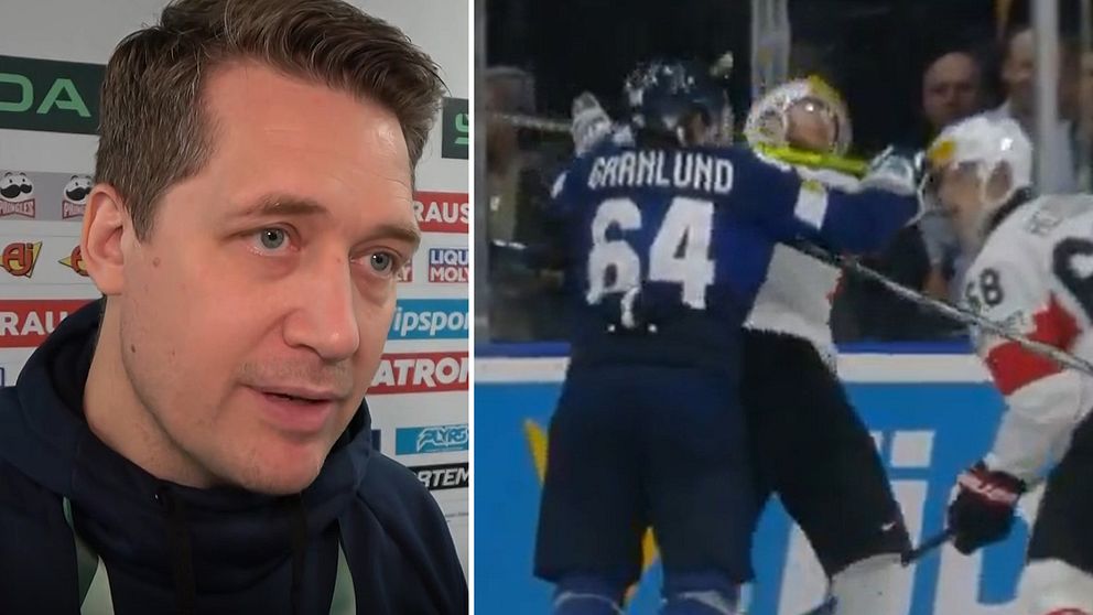 Tre Kronors förbundskapten Sam Hallam om att Finlands forward Mikael Granlund stängs av