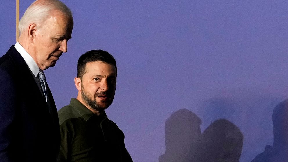 Joe Biden och Volodymyr Zelenskyj