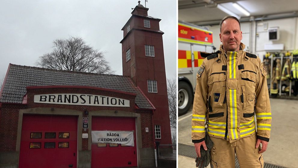 Vollsjö brandstation och Telander