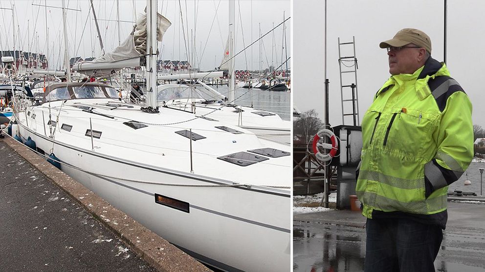 Hör hamnchefen Peter Jörgensen berätta om dagen när segelbåten Andromeda lade till i Sandhamn.