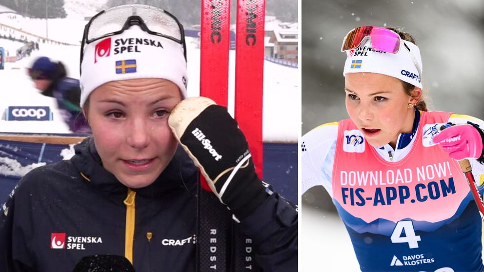 Johanna Hagström bröt Tour de Ski i tårar