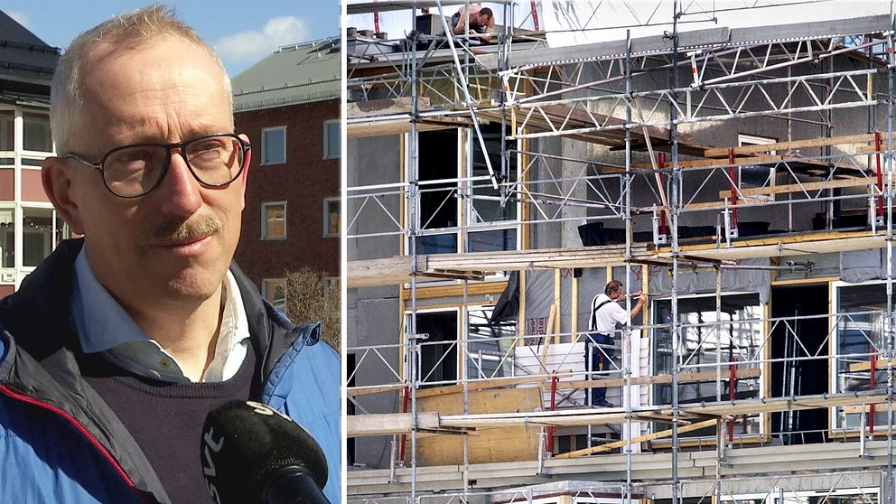 Lars Lindberg, Företagarna i Norrbotten och en bild på en byggarbetsplats.