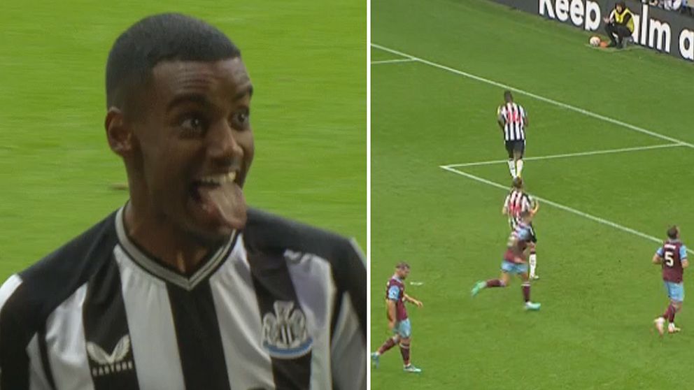 Alexander Isak målskytt för Newcastle i Premier League