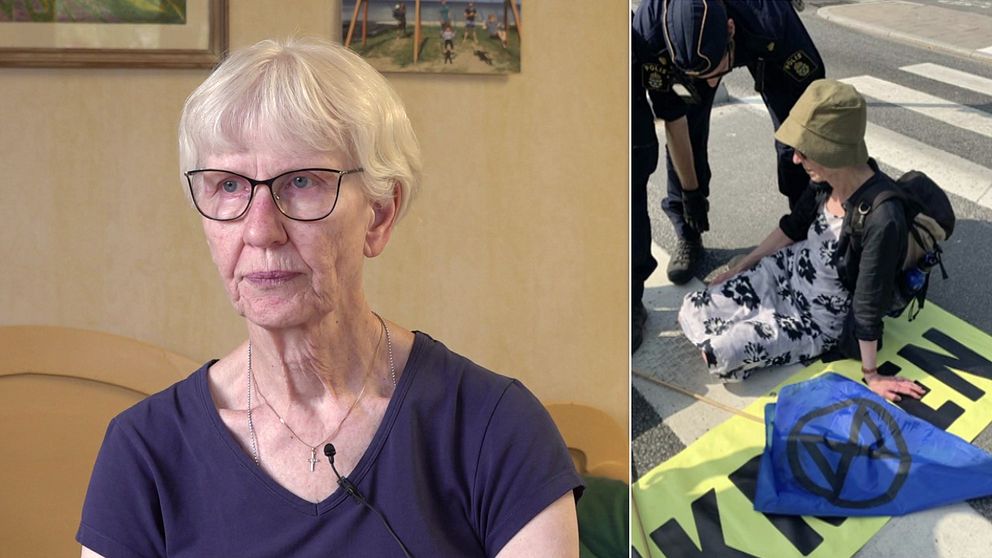 Birgitta döms för sin klimatprotest | SVT Nyheter
