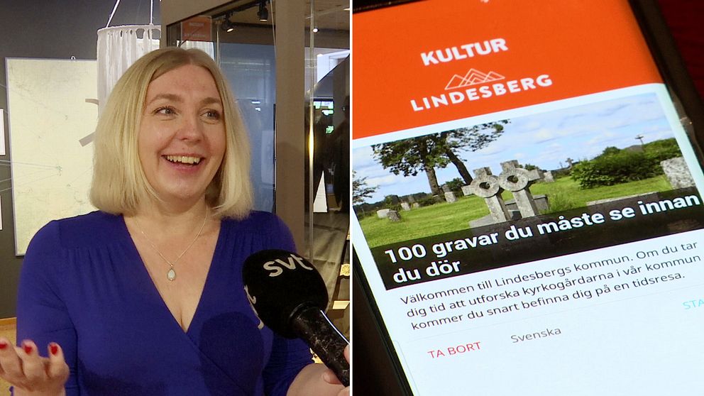 Hör kultursekreterare Sara Sporre, Lindesbergs kommun, berätta mer om den nya appen Kultur Lindesberg – 100 gravar du bör se innan du dör