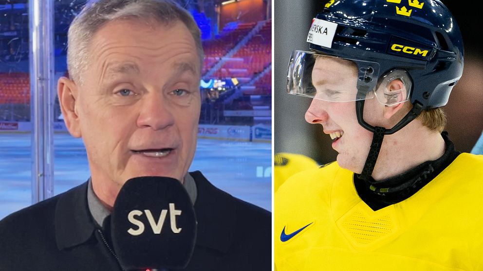 Håkan Loob hyllar Otto Stenberg efter JVM-hattricket