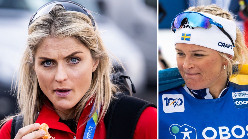 Therese Johaug och Frida Karlsson.