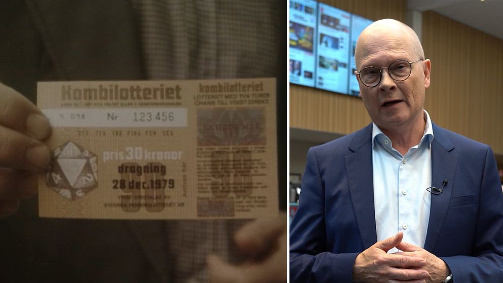 Lottsedel från Kombilotteriet, Mats Knutson
