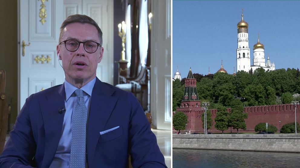 Alexander Stubb pratar, Kreml är solig.