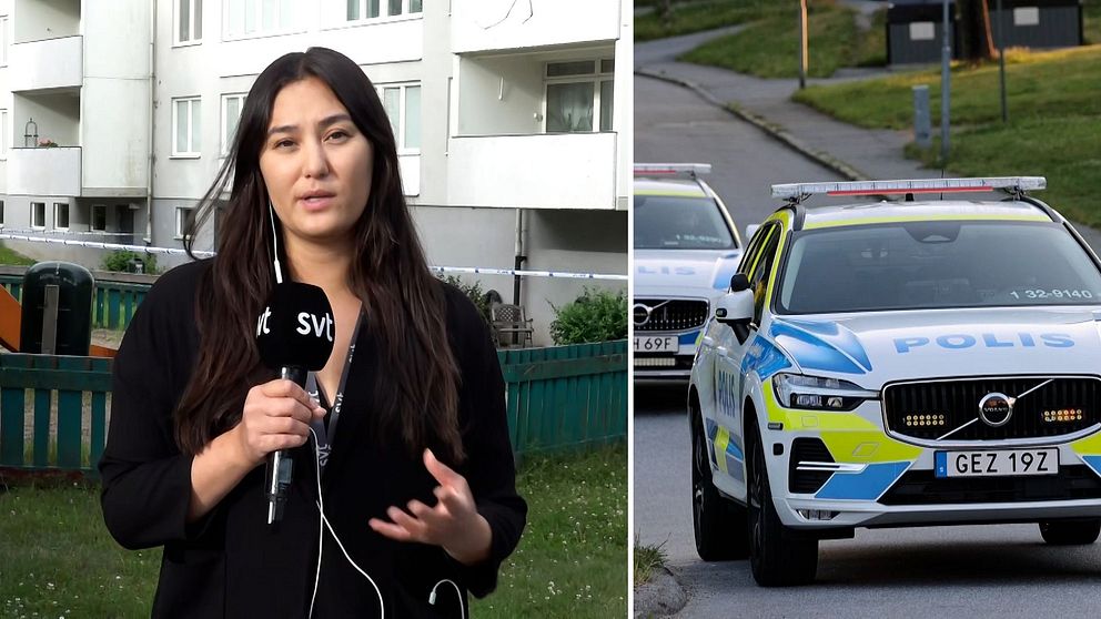 SVT rapporterar direkt från platsen där skjutningen i Södertälje inträffat.