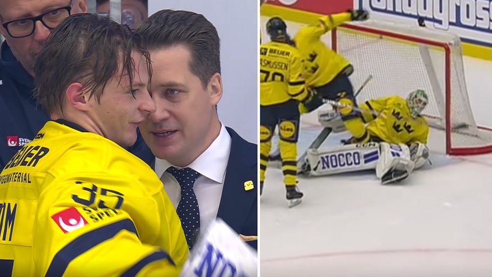 Mardrömsdebut för Carl Lindbom i Tre Kronor