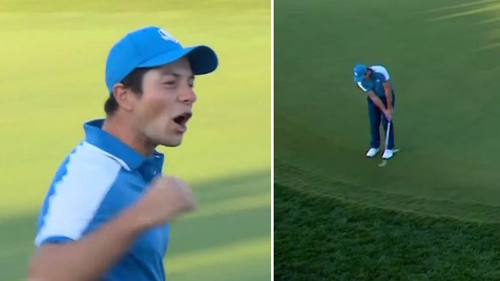 Viktor Hovland och Ludvig Åberg storspelade i Ryder Cup