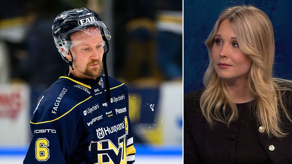 Anton Strålman och Johanna Dahlén i Hockeykväll.
