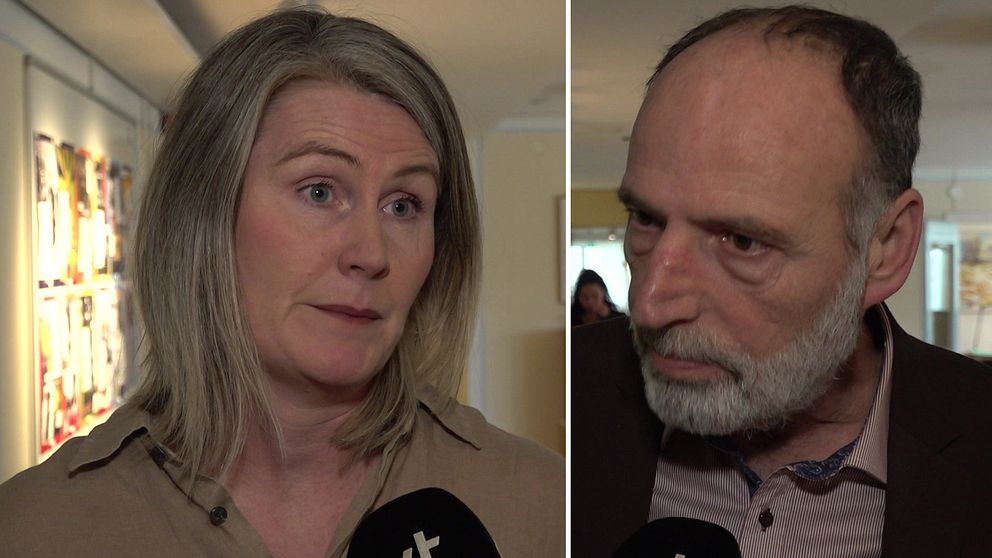 Jenny Steen (S) och Behcet Barsom (KD), politiker i hälso- och sjukvårdnämnden.