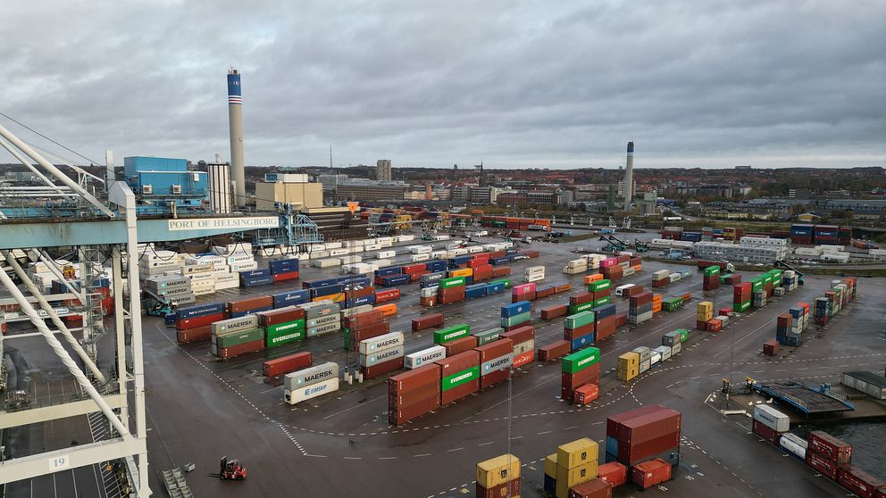 Containerhamnen i Helsingborg