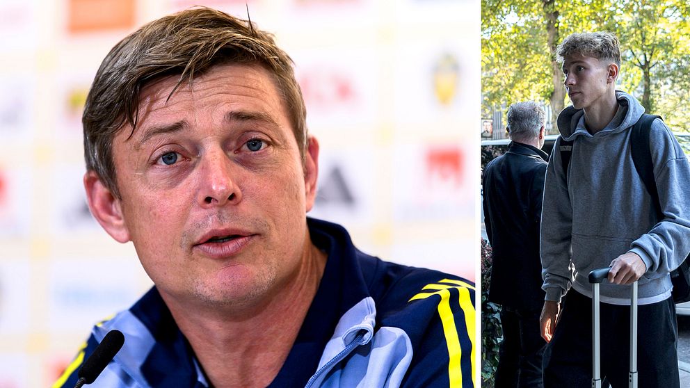 Jon Dahl Tomasson förklarar valet av Hugo Bolin.