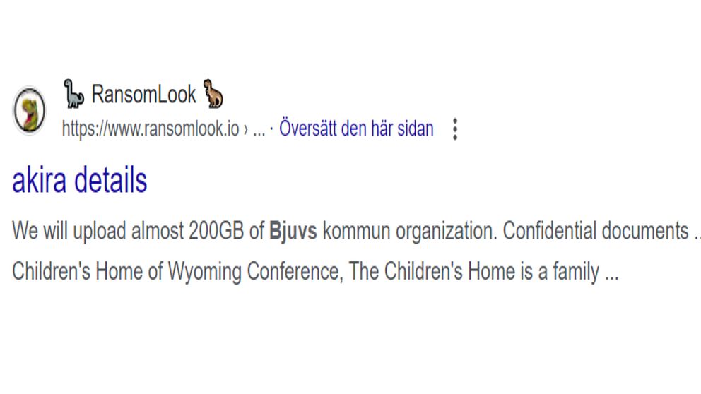 Akiras hot mot Bjuv