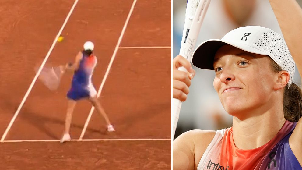 Iga Swiatek stod för en mäktig vändning mot Naomi Osaka i Franska öppna.