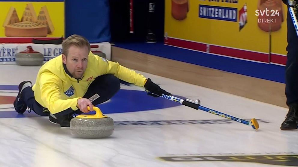 Niklas Edin på curling-EM 2023.