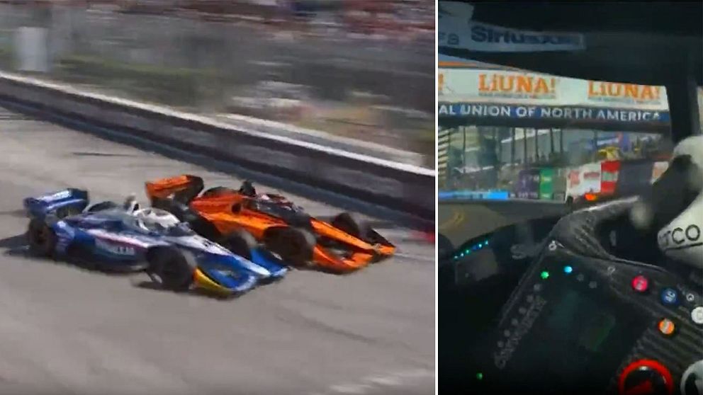 Felix Rosenqvist tappar pallplats i Indycar