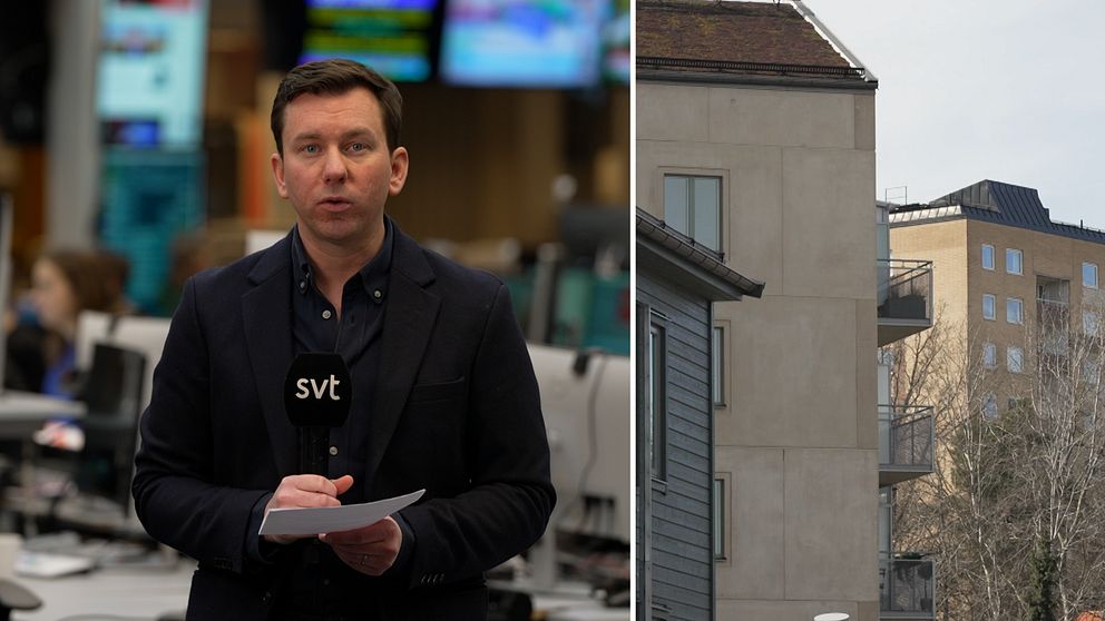 SVT:s reporter Oskar Jönsson