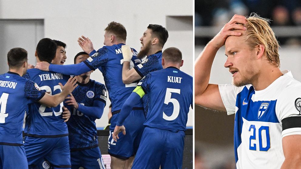 Finland förlorade mot Kazakstan.