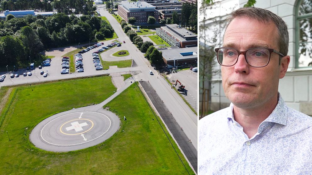 Helikopterplattan på Gävle sjukhus