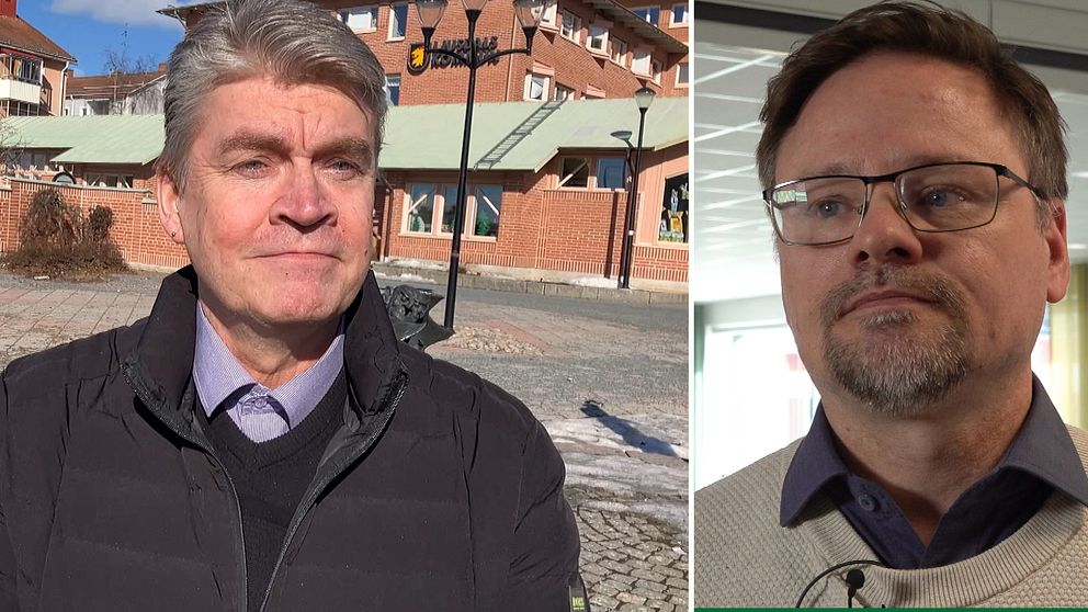 Ulf Nyman ordförande för samhällsservicenämnden Ljusdals kommun och Henrik Schelin, åtgärdsbeställare Trafikverket.