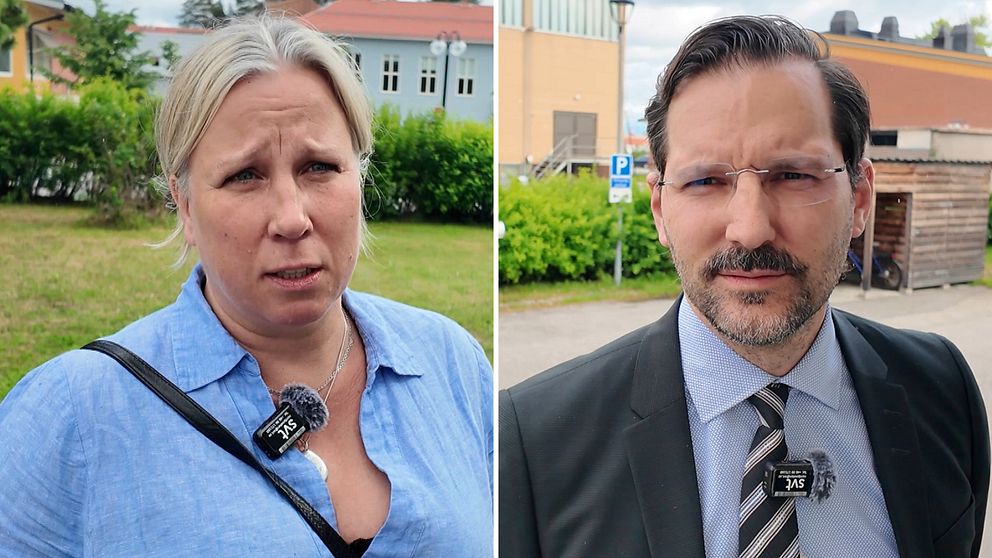 Åklagare Petra Götell och advokat Kristian Shumkov