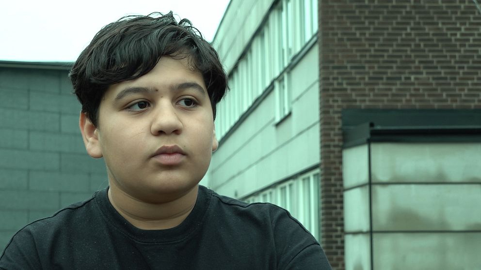 Muhamad som är elev på skolan
