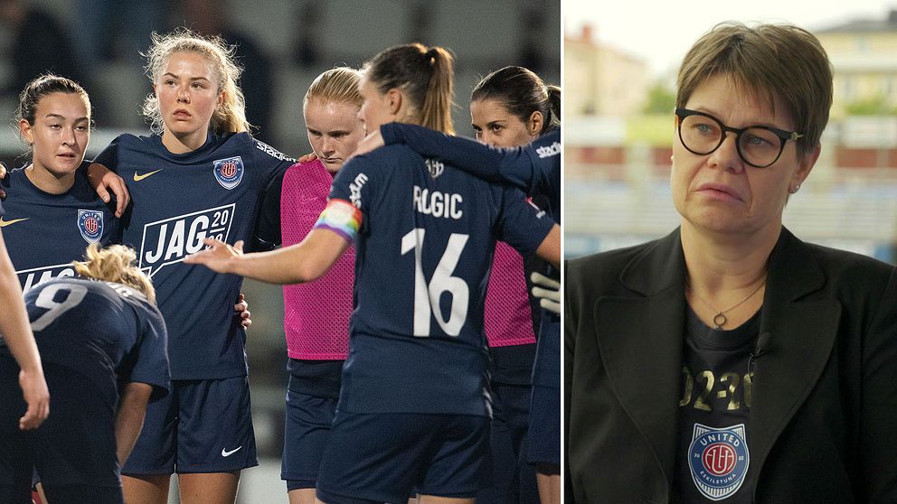 Eskilstuna United och ordförande Anna Arnerdal.