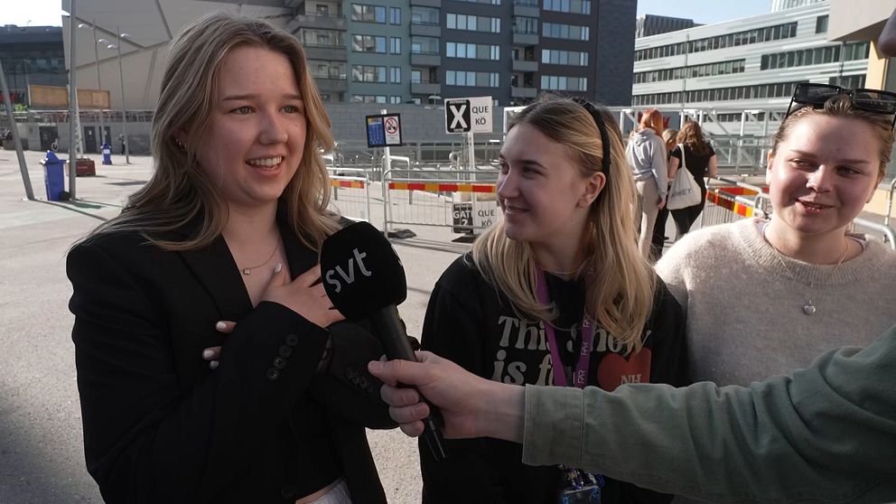 Swiftien Alva står först i kön till Taylor Swifts första konsert på Friends arena.