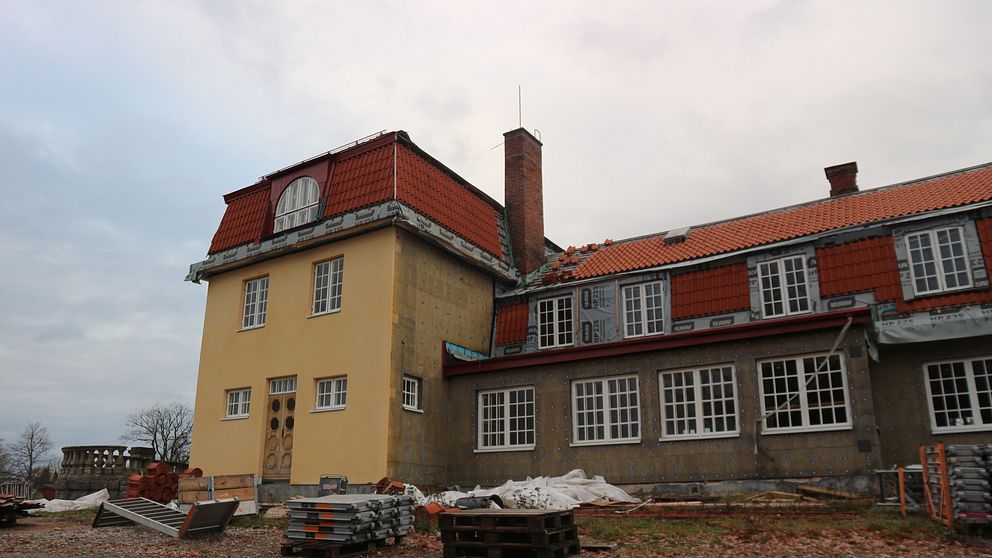 Villa Fehr renoveras i Nättraby