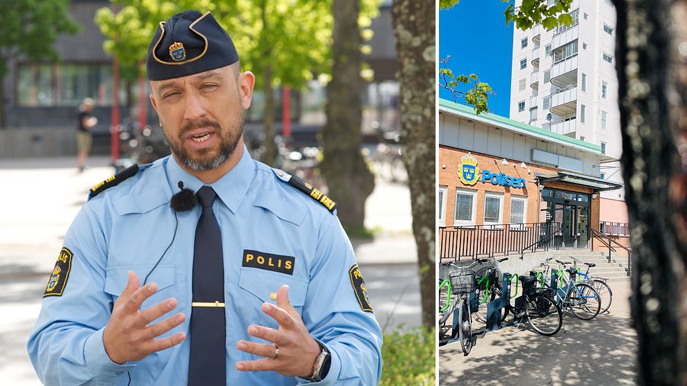 Lokalpolisområdeschefen i Örebro och polisstationen i Vivalla