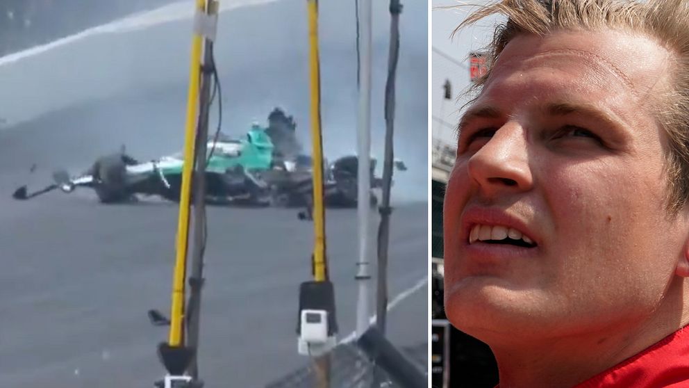 Marcus Ericsson kraschade i kvalet till Indy 500