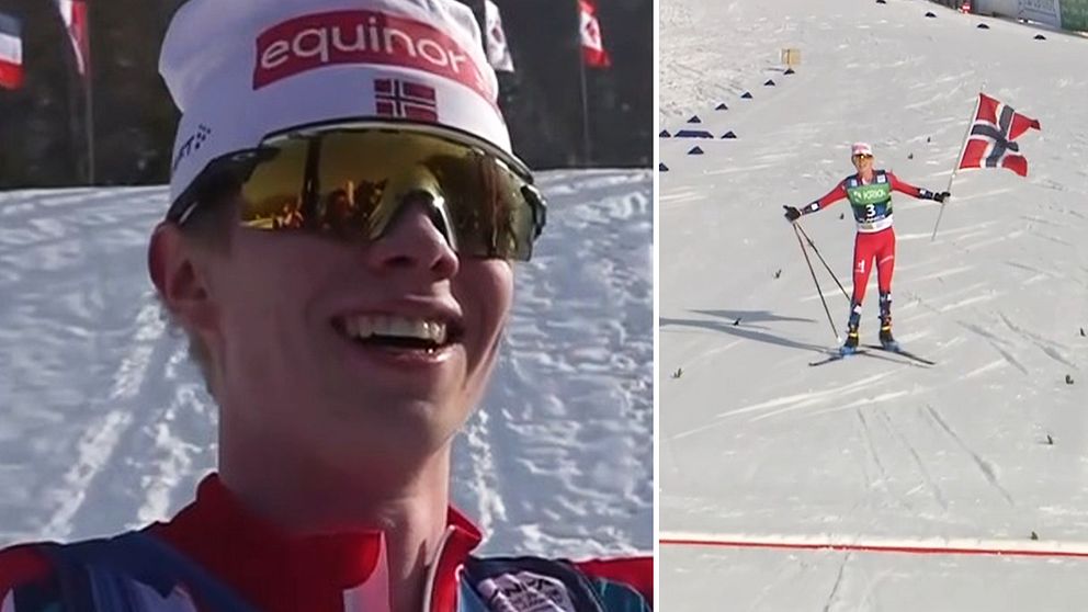 JVM längdskidor, Jörgen Nordhagen tog överlägsen seger
