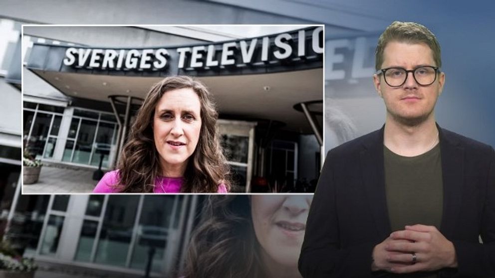 Hanna Stjärne och en programledare